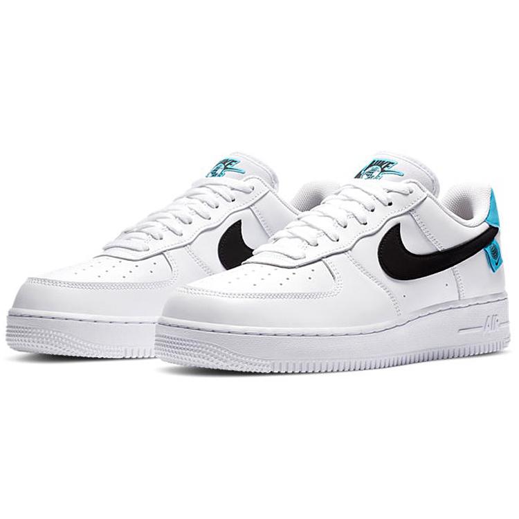 New Nike Air Force 1 Low Worldwide White Blue Fury Black CK7648-100