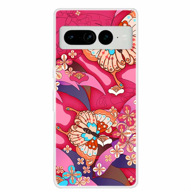 For Google Pixel 7 Pro Case Luxury Silicone TPU Soft Back Cover Phone Case For Google Pixel7 Pro Coque Audio Shockproof Funda