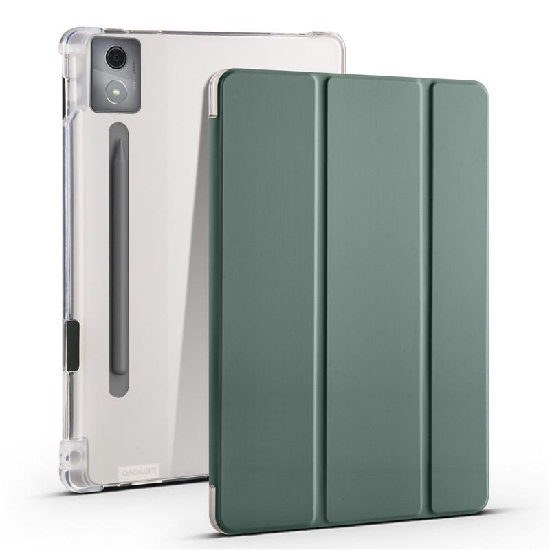 For Xiaoxin Pad Pro 12.7 Case With Pen Holder Trifold Soft Back Stand Tablet For Xiaoxin Pad Pro 12 7 Cover
