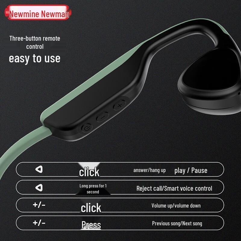 Newmine H81 Bone Conduction Bluetooth Sports Headphones