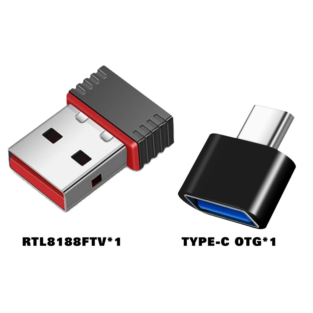 R36S WiFi USB Wireless Adapter with Type-C OTG Converter for R36S R36H R36 R36PLUS - RTL8188FTV