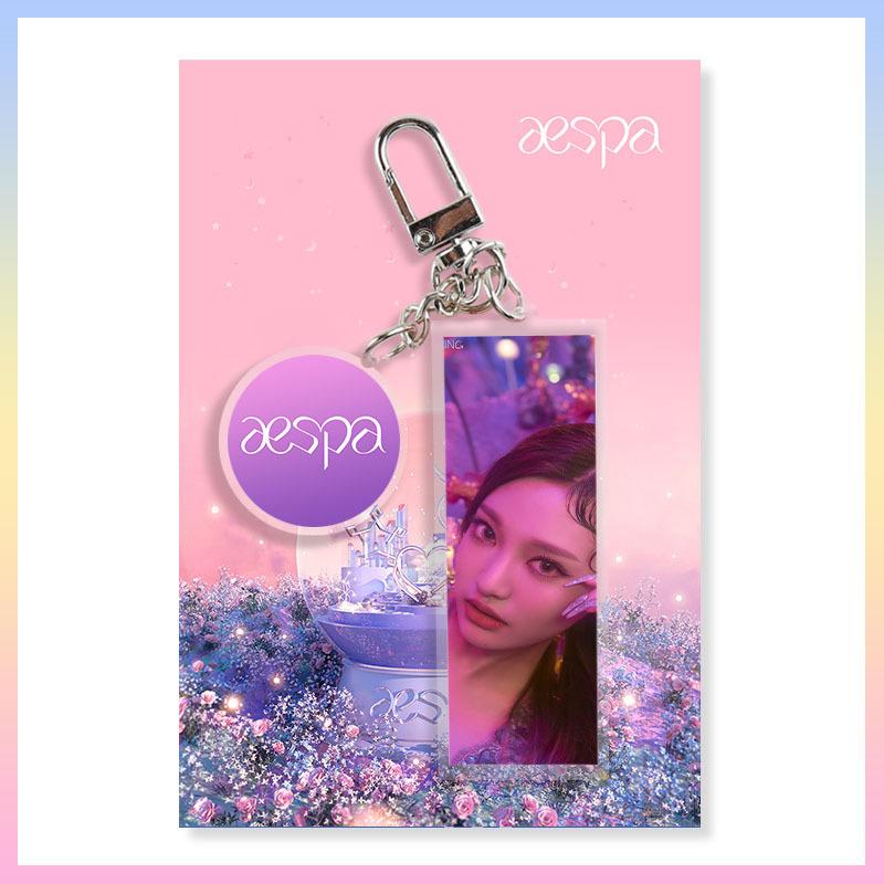 Kpop Aespa photo Key Chain WINTER GISELLE NINGNING KARINA Idol