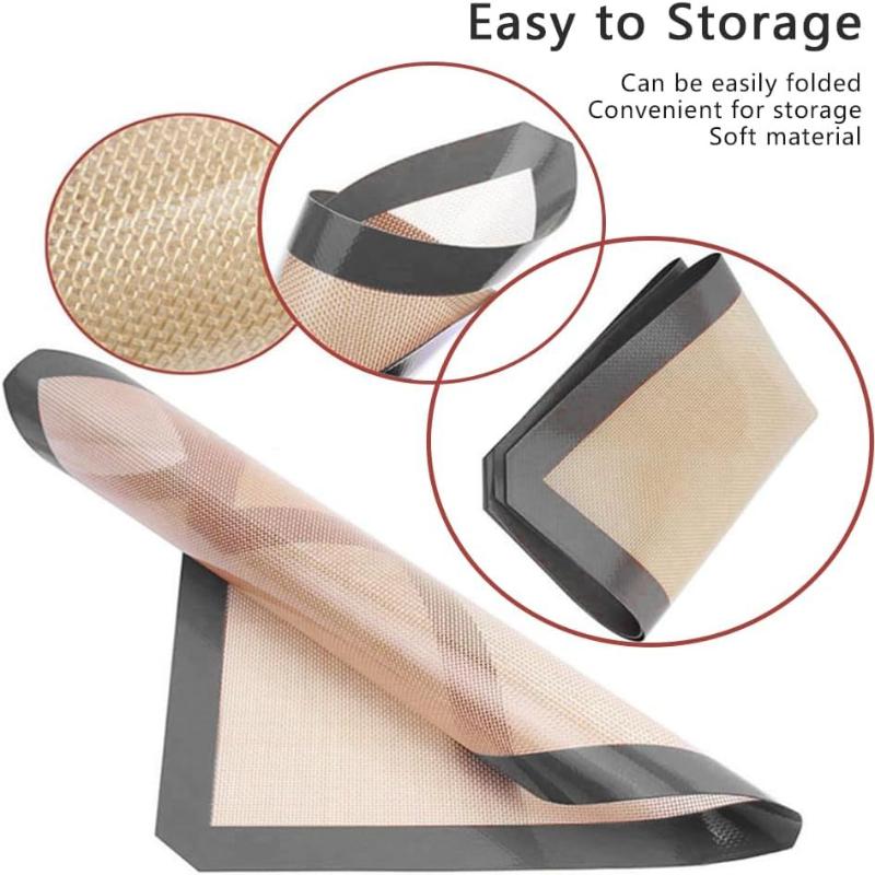 Silicone Baking Mat Sheet Reusable Baking Cookie Sheet Non-Stick Heat Resistant Baking Mat For Oven Grill Microwave Kitchen Tool