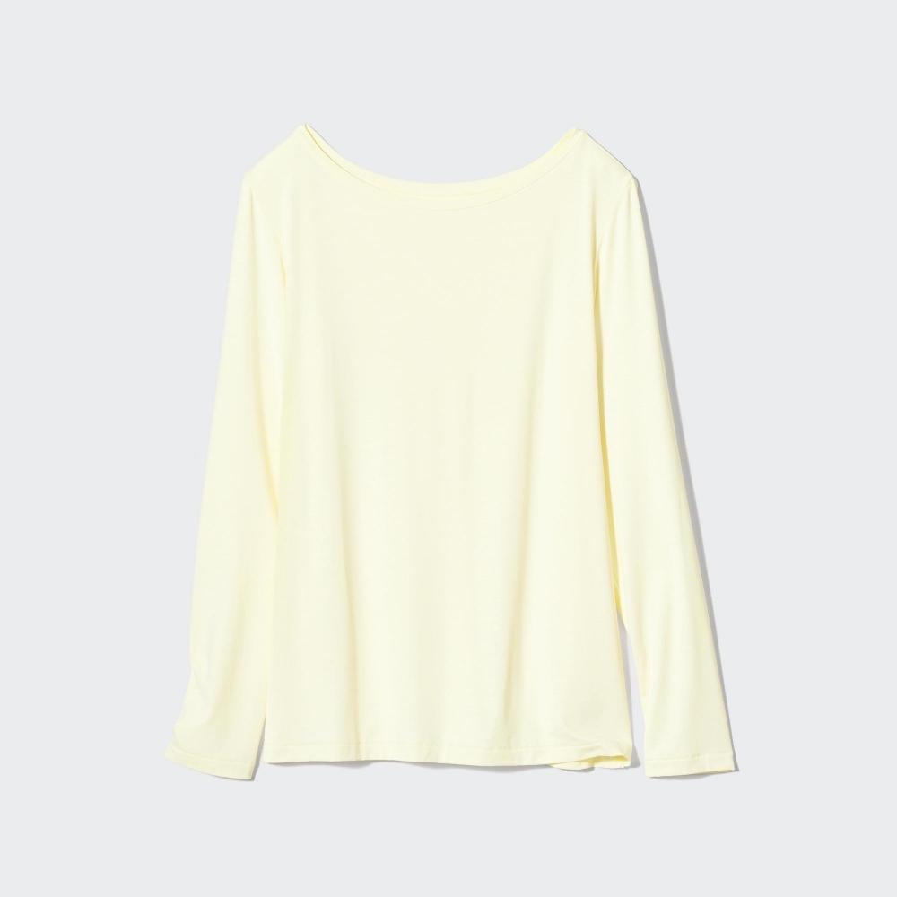 

Футболка UNIQLO JAPAN Air Rhythm UV Cut с круглым вырезом и длинными рукавами