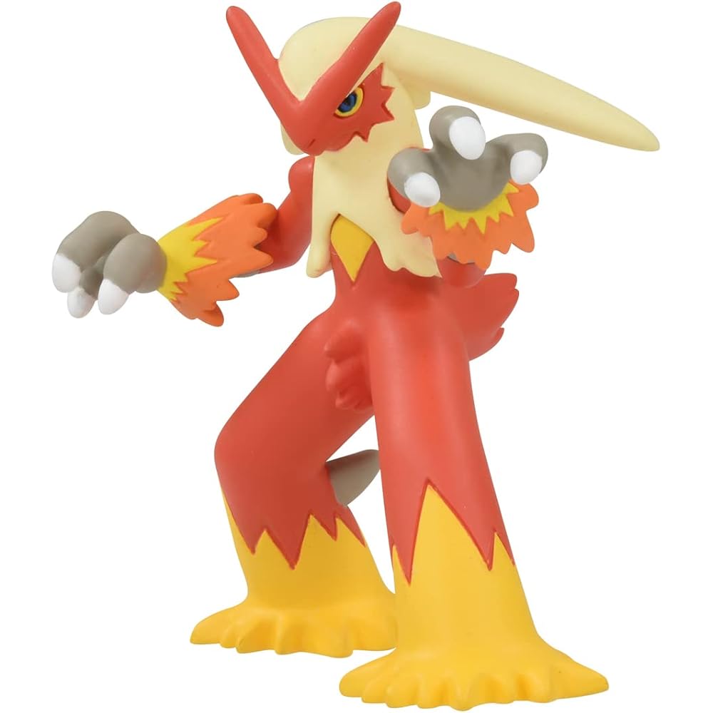 Takara Tomy Pokemon Moncolle MS-38 Blaziken Action Figure Toy for Ages 4 and Up