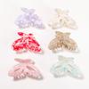 Hair Claw Hollow Butterfly Design Anti-slip Teeth Back Head Hair Clip Multiple Colors Available Versatile Hair Accessory