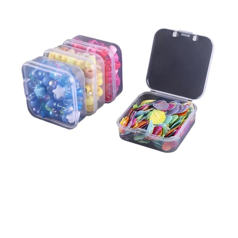 14-Grid Transparent Beaded Diamond Painting Storage Box for Nail & Jewelry