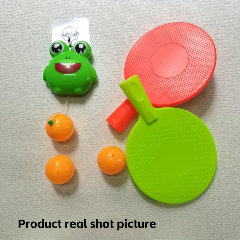 1SET Hanging Table Tennis Training Table, a Parent-child Interactive Indoor Hand-eye Coordination Practice Toy Suitable for Children