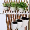 5er-Pack Selbstbewässernder Hängeblumentopf mit saugfähiger Baumwollschnur, atmungsaktiv, nicht leicht verformbar, geeignet für Zimmerpflanzen