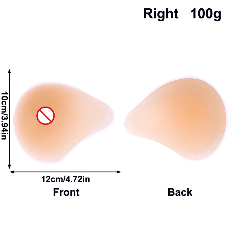 1 Stück Spiralförmige Postoperative Silikon-Prothese Künstliche Konkave Brustvergrößerungspads Prothese für Mastektomie