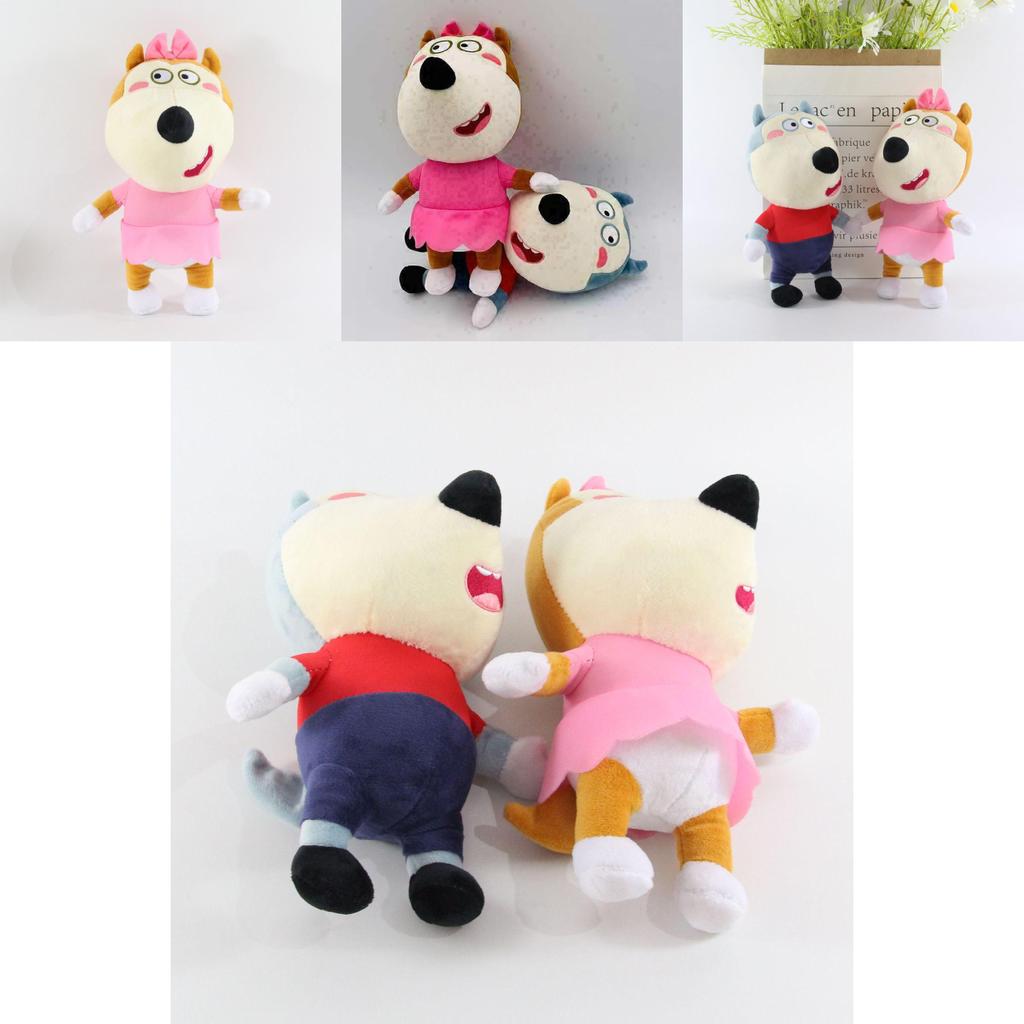 Peluche Wolfoo Lucy Irresistibilmente Carino 25cm Morbido Ripieno Bambola Cartoon Famiglia