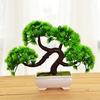 New Plastic Artificial Tree Greeting Pine Flower Bonsai Artificial Plants Garden Furnishings Decor