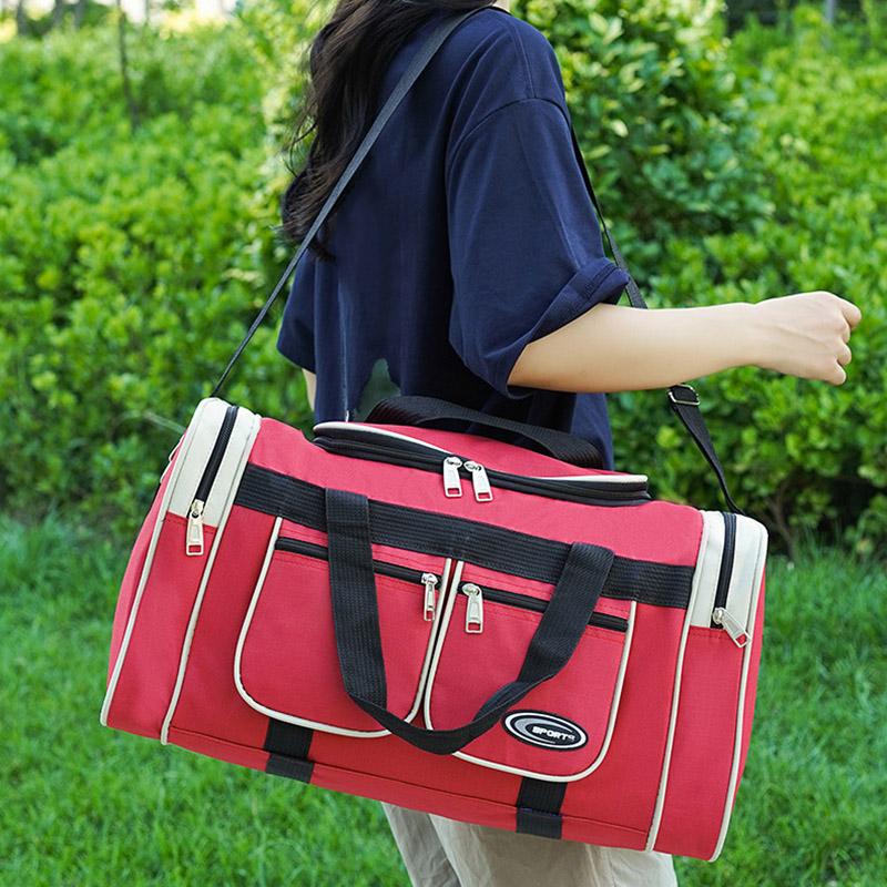 Large-capacity Waterproof Foldable Hand-held Travel Bag Short-distance Travel Multifunctional Luggage Bag Lightweight Burden-reducing Storage Bag