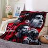 AC Mailand Fußballstar Collage Kunstdruck Flanelldecke Weiche Überwurfdecke Sofa Couch Bett Dekor Fußballfan Hausgeschenk
