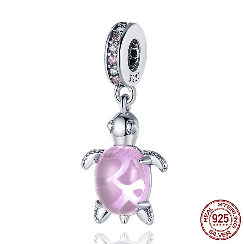 Fit Charms Fororiginal Bracelets Animal Series Flower Rabbit Holding Heart 100%Copper Jewelry Making For Women Gift