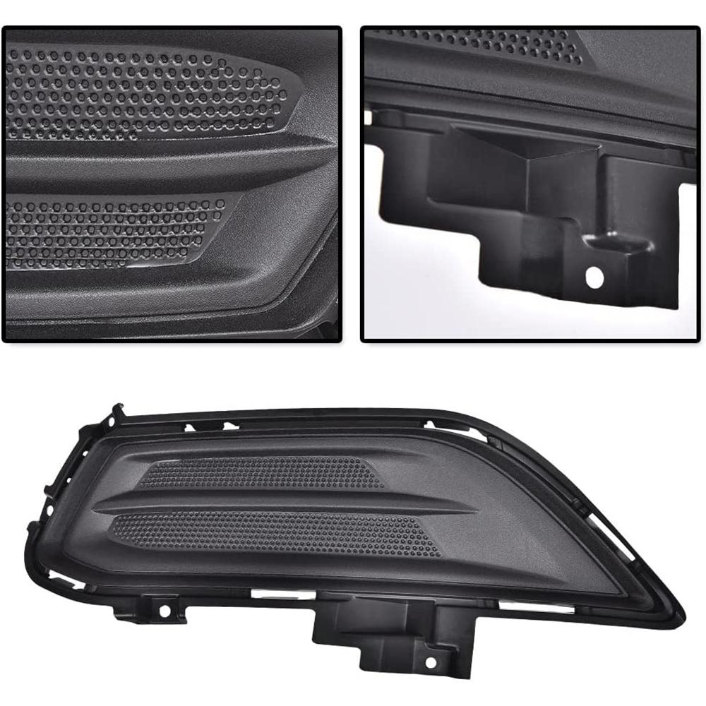 Front Bumper Insert Fog Light Cover Left+Right Fit For 2013-2016 Ford Fusion