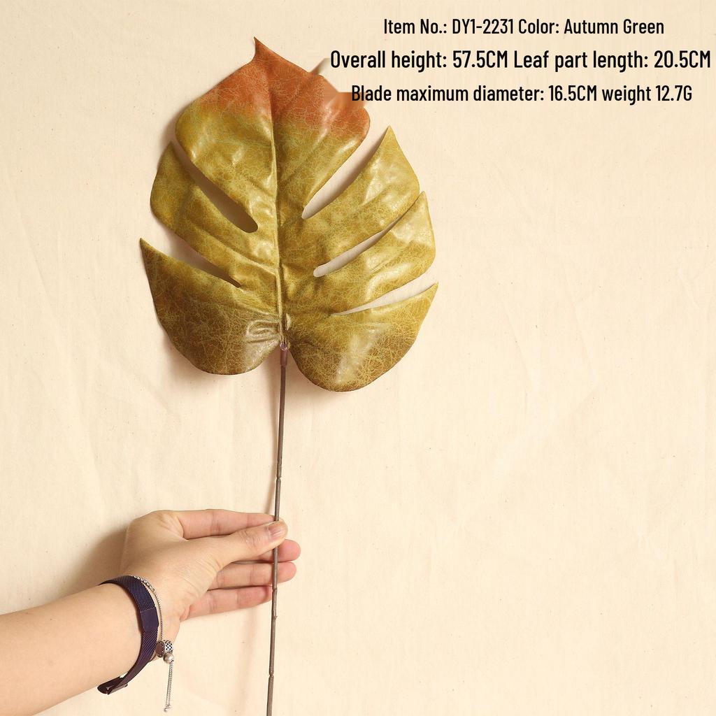 Autumn Forest Style Artificial Leaves and Flowers for Home Decoration
