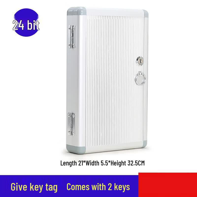 Moyun Wall-Mounted 24-Key Aluminum Alloy Key Storage Box