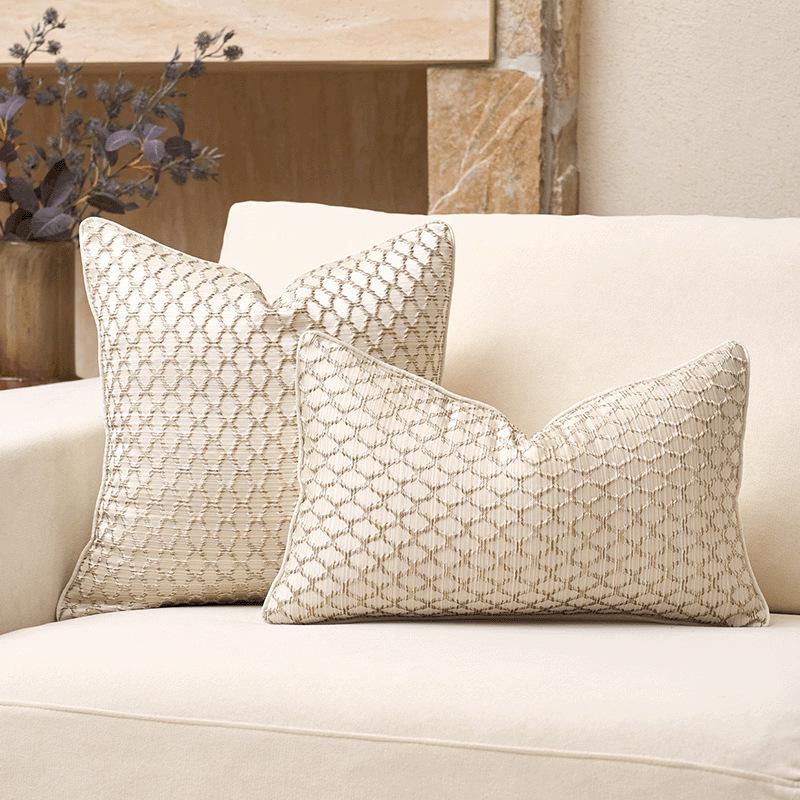 Luxury Geometric Cushion Cover - No Insert, Ideal Sofa Decor & Gift