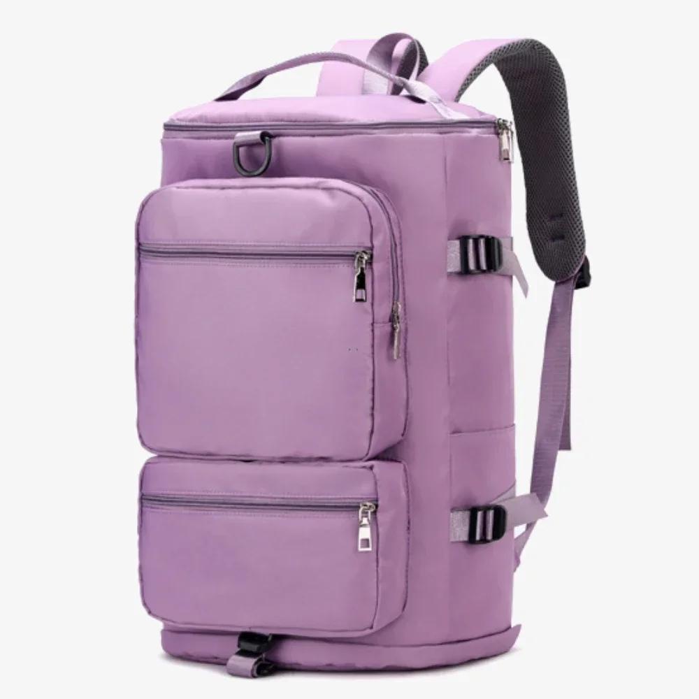 Damen Große Reise-Rucksäcke Wasserdicht Stilvoll Lässige Tagesrucksack-Taschen mit Gepäckgurt Rucksack Damen Sport Yoga Gepäcktaschen