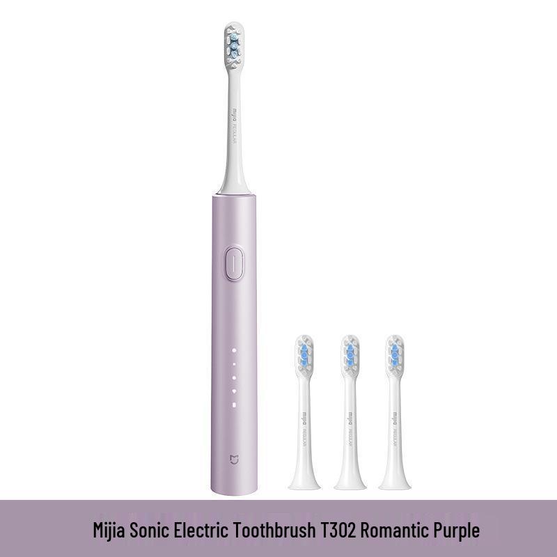 Mijia T302 Schallzahnbürste: Wasserdicht, Induktives Laden mit 4 Bürstenköpfen, Ideal für Studenten.
