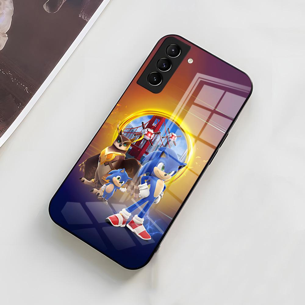 Supersonic-S-Sonic-Game Phone Case For Samsung A56 A36 A26 A16 A15 A25 A35 A55 A14 A34 A24 A54 Glass Case