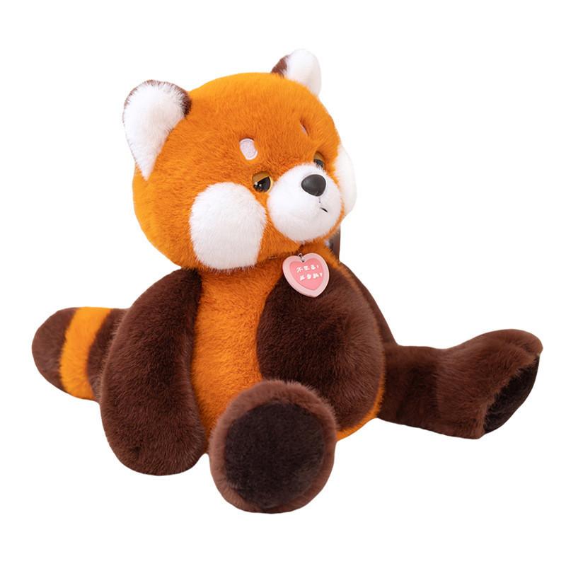 Plush Delightful Soft Bear And Raccoon Doll Ideal Gift For Girls Cozy Sleep Companion