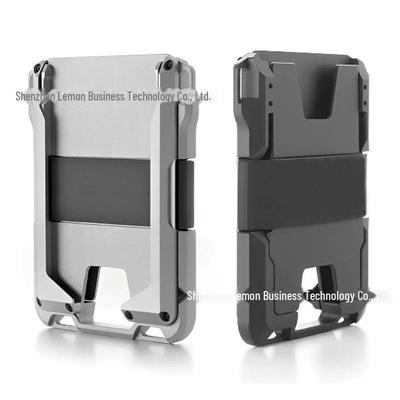 Metal RFID Card Holder - Anti-Theft Aluminum Alloy Wallet for Credit and Bank Cards