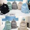 Korean Harajuku Style Corduroy Backpack for Women - Junior High School & College Casual Shoulder Bag