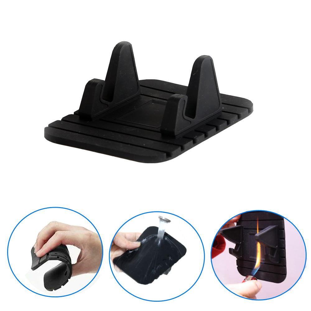 Car Dashboard Non-slip Mat Rubber Mount Holder Pad Cell Phone Stand Accessories Universal Holder For Interior Parts Access