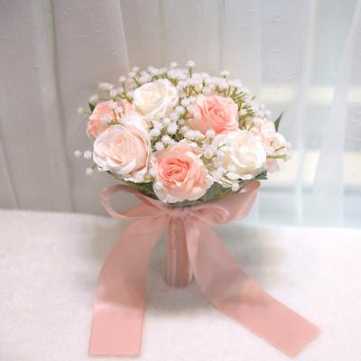 Svatební Kytice pro Družičky Svatební Hedvábné Umělé Pivoňky Růže Květiny Nevěsta Drží Květiny Mariage Kytice Svatební Doplňky