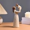Creative Resin Table Ornament Mom And Son Figure Statue Elegant Table Ornament Family Stand Sculpture Creative Craft Home Decor