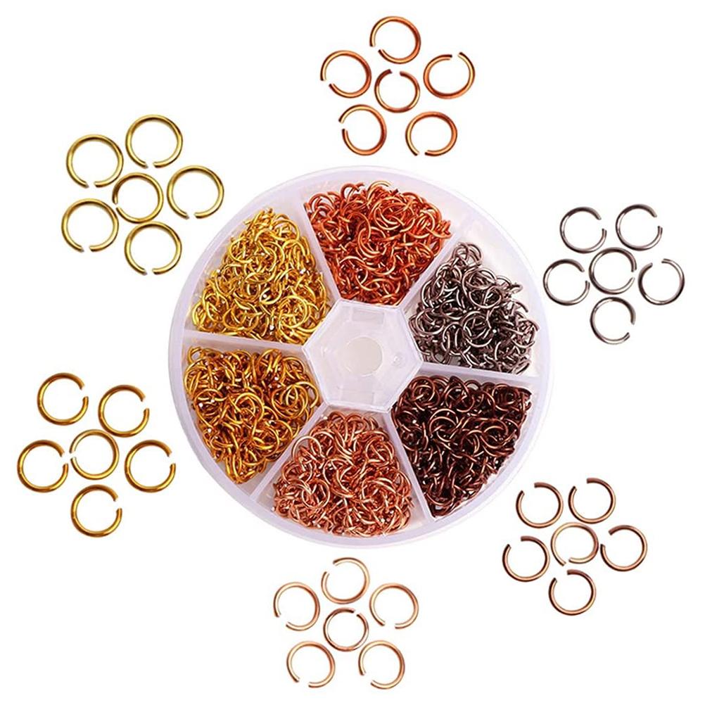 Nail Art Design Pendant Set 3D Metal Rings DIY Jewelry Craft Supplies Nail Jewelry Decorations 3D Piercing Kit