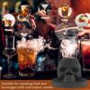 Cocktail Smoker Kit with 4 Flavors Wood Chips -Ceramics Bourbon Whiskey Skull-Shaped Old Fashioned Smoker Infuser for Bar Tools