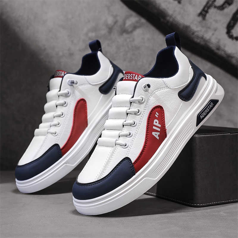 Increases Height Normal Leather Mans Corrida Running Basketball Sneakers For Guys Comfortable Summer Shoes Sport