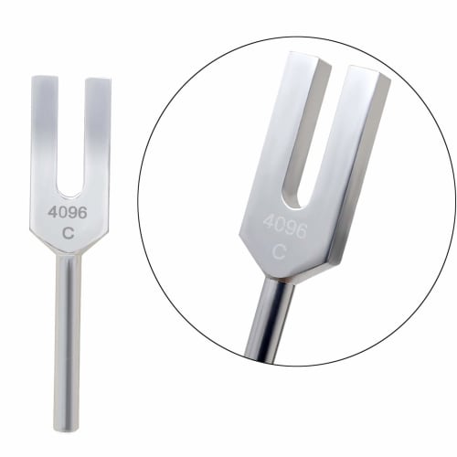 5-Piece 4096Hz Fluorite Crystal Tuner Set with Quartz Crystal Tuning Fork, Chakra Meditation Purification Tuner Set (W4315) with Japanese Instructions