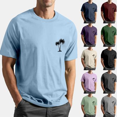 Men's  T-shirt T-shirts Graphic Text Pool3D Printing Street Casual Short Sleeve Printed Clothing Basic