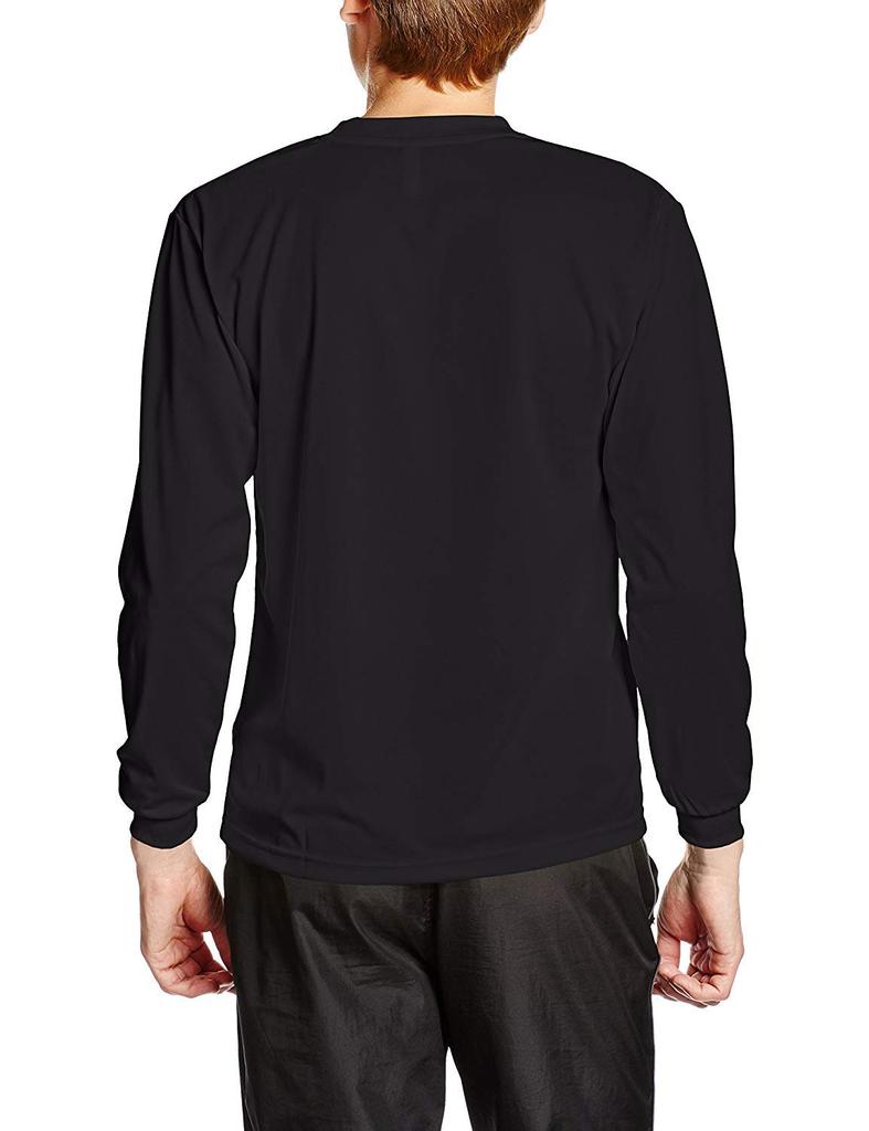 Glimmer Oz ALT Dry Long Sleeve Size L Men's 4.4 T-Shirt, Black, (00304-ALT)