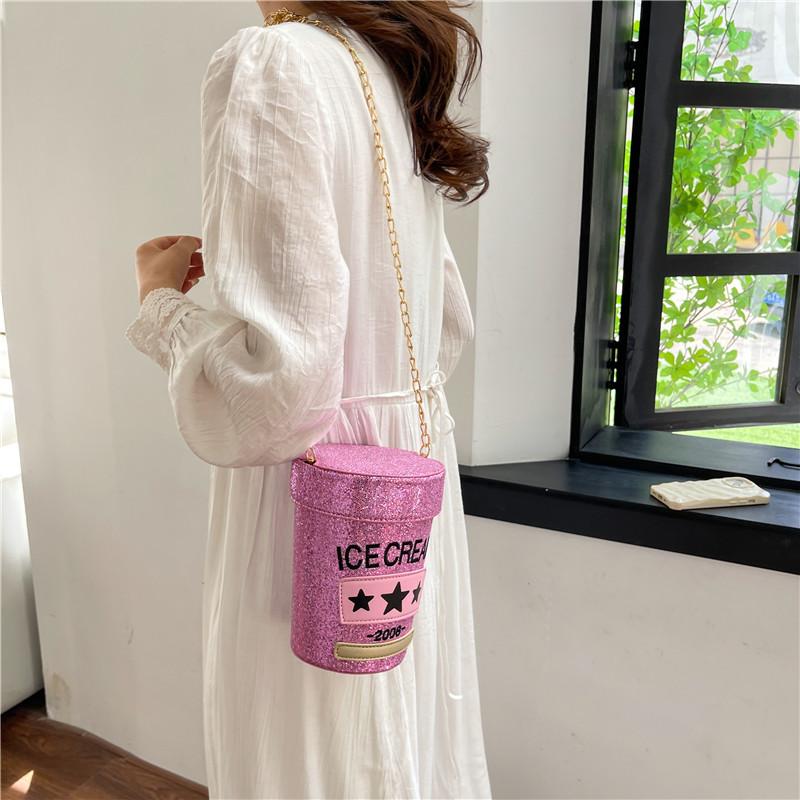 Personalized Small Bag New 2025 Summer Korean Version Retro Shoulder Bag Simple and Cute Women's Messenger Bag Bucket Bag