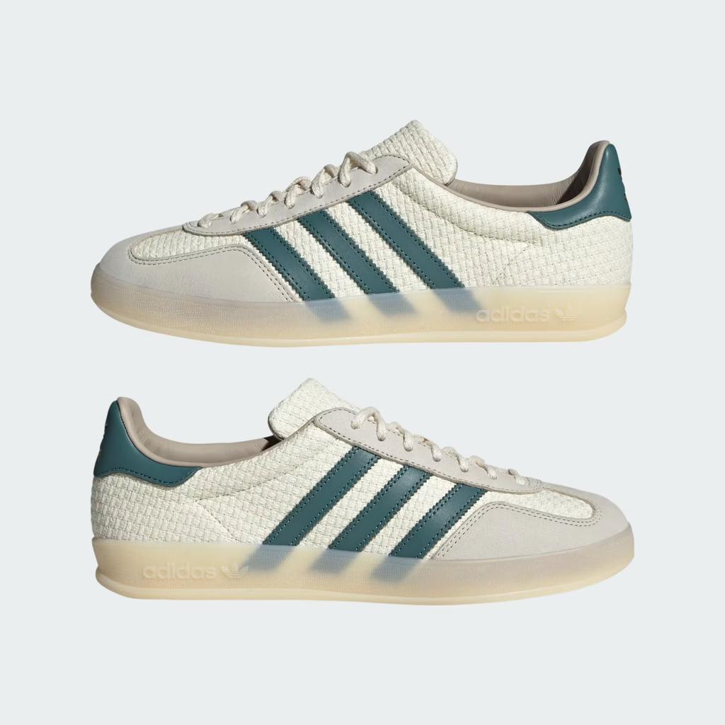 JR3837 adidas Originals Gazelle Indoor Cream White Preloved Teal Wonder (Men's)