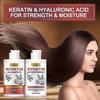 Keratin Shampoo and Conditioner Set - Sulfate Free - Salon Thickening Treatment for Dry, Damaged, Curly, Frizzy, Straight or Color Treated Hair - Anti