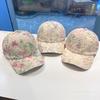 Womens Floral Embroidered Baseball Cap With Adjustable Fit - Sun Protection Hat In Cotton Stylish OL Fashion Accessory