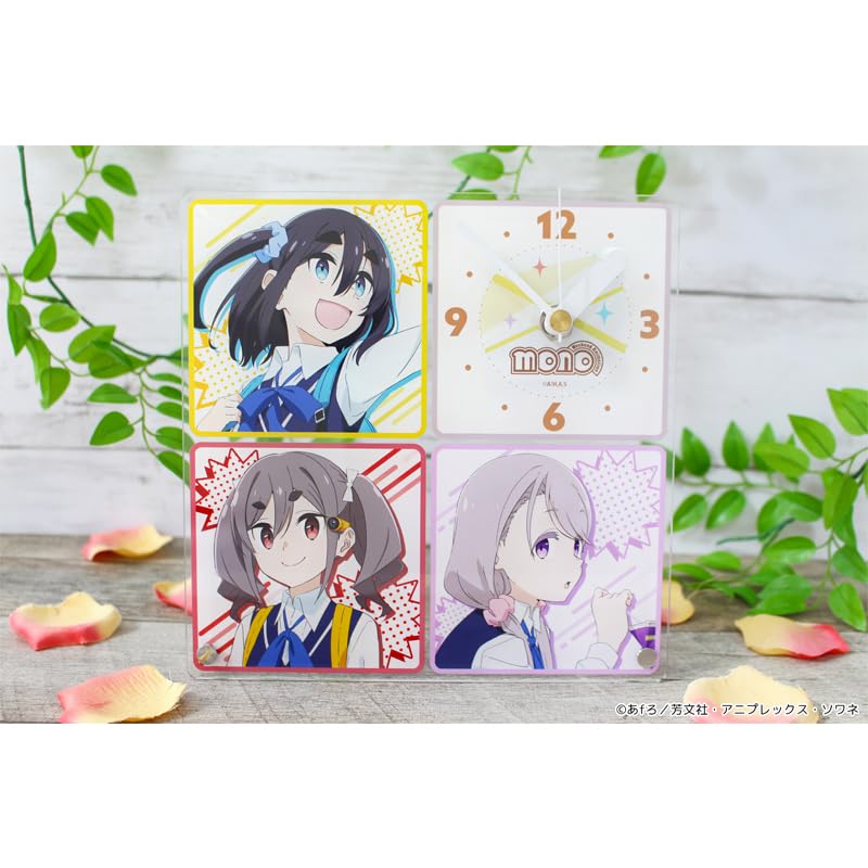 TV anime acrylic table clock "mono"