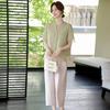 Stylish Embroidered Summer Top for Middle-Aged and Elderly Women