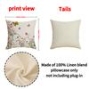 Easter Modular Sofa Pillow Case Linen Print Simple Versatile Car Cushion Home Cushion