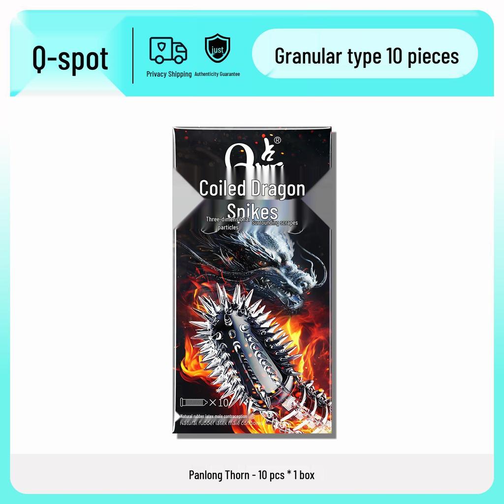Q Point Ultra-Thin Lubricated Condoms - 10 Count Moisturizing & Safe for Adult Family Planning