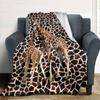 Giraffe Print Home Customize Your Name Blankets Soft And Cozy For All Seasons Perfect For Picnics Sofa Office Bed And Living Room Ideal Gift For