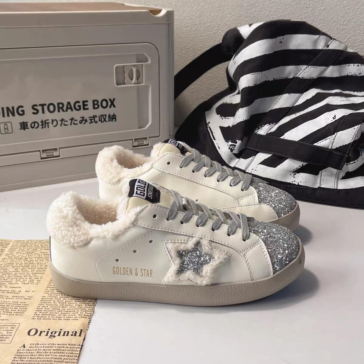 Звездные маленькие грязные туфли женские кожаные маленькие белые туфли детские новые плоские повседневные кеды 35