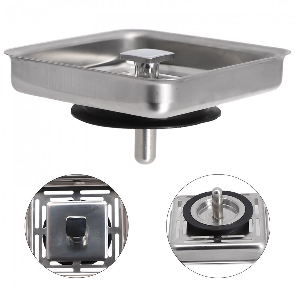 Flowing Freely Drainer Kitchen Sink Strainer Stainless Steel Features