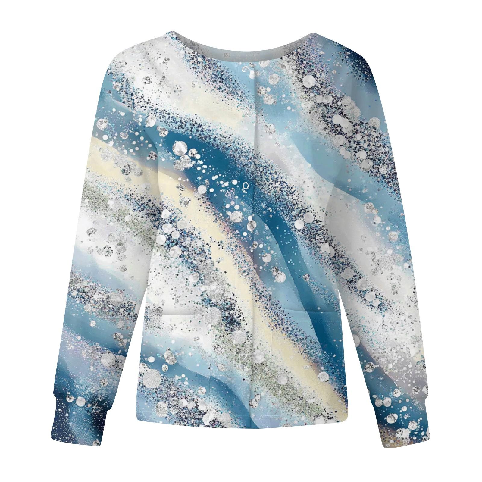 

Женский повседневный однобортный однобортный защитная одежда с длинными рукавами и цветочным принтом, кардиган, топ L